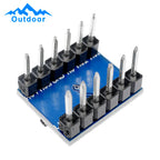 10pcs 4MOS Transistor Level Conversion Module 3V and 5V 4 Channels Logic Level Shifter 4 Way Bi-Directional Module High Speed