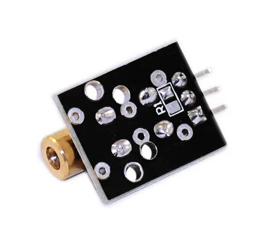 2pcs/lot KY-008 3pin 650nm Red Laser Transmitter Dot Diode Copper Head Module for arduino DIY Kit