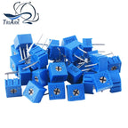 10PCS 3362P Trimmer Potentiometer 100R 200R 500R 1K 2K 5K 10K 20K 50K 100K 500K 1M Ohm Adjustable Resistance 3362P 103