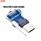 FFC Mini Micro USB Extension Type-C Ribbon Cable 90 FPV Slim Flat Soft Flexible FPC Charge FPV Brushless Handheld Gimbal Monitor
