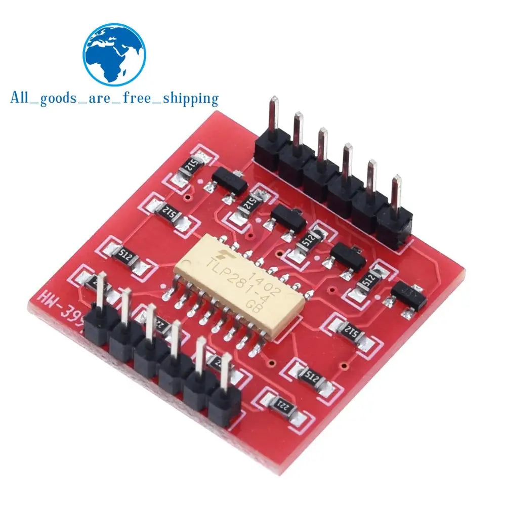 1/3PCS TLP281 4 CH 4-Channel Opto-isolator IC Module For Arduino Expansion Board High And Low Level Optocoupler Isolation