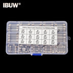 150Pcs 15value 5x20mm 6x30mm Glass Fuse Assorted Kit Box 0.25A 0.5A 1A 2A 3A 5A 8A 10A 15A 20A 30A