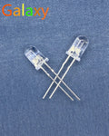 100pcs 5mm IR LED Emitting Diode 940nm Emitter Infrared Transmitter Phototransistor Photodiode Invisible DIY PCB