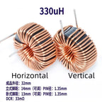 1Pcs High Current Magnetic Ring Inductor 106125-10uH 22uH 33uH 47uH 68uH 100uH Energy Storage Inductor Ring Inductor Choke Coil