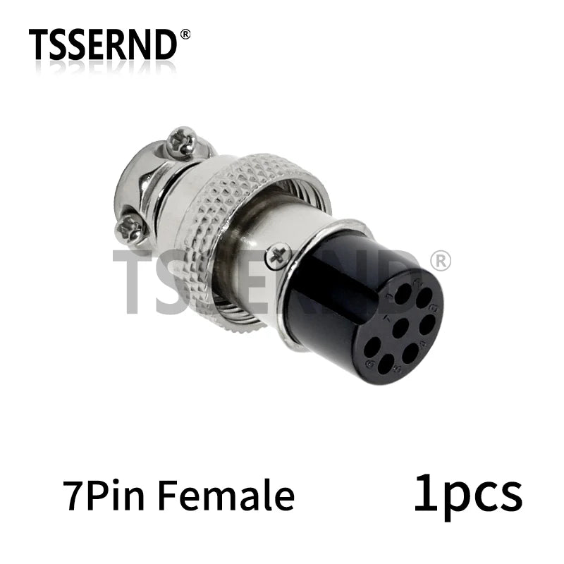 GX12 GX16 GX20 2 3 4 5 6 7 8 9 10 Pin Connector Male Female Butting Wire Cable Circular Aviation Socket Plug