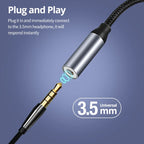 USB Type C To 3.5 Jack Earphone Adapter USB-C 3 5mm Audio Cable Converter For IPhone 15 15 Pro MAX Samsung Galaxy Huawei Xiaomi