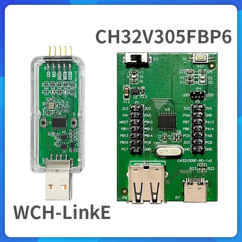 CH32V305 Development Board 32-bit RISC-V Interconnect Microcontroller CH32V305FBP6-EVT Evaluation Board