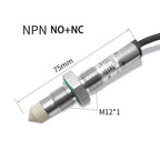 Capacitive Liquid Level Sensor 6mm Detection Distance NPN PNP NO NC Output Types for Level Measurement