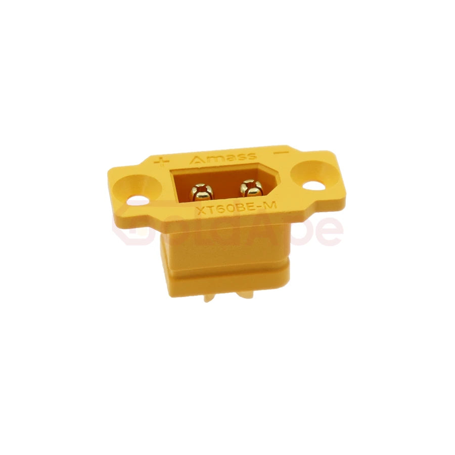 Amass XT60BE-M Battery Connector XT60 Male Plug Gold-plated XT60 Mountable Connector Yellow Socket Or XT60H-F Quickly Charge