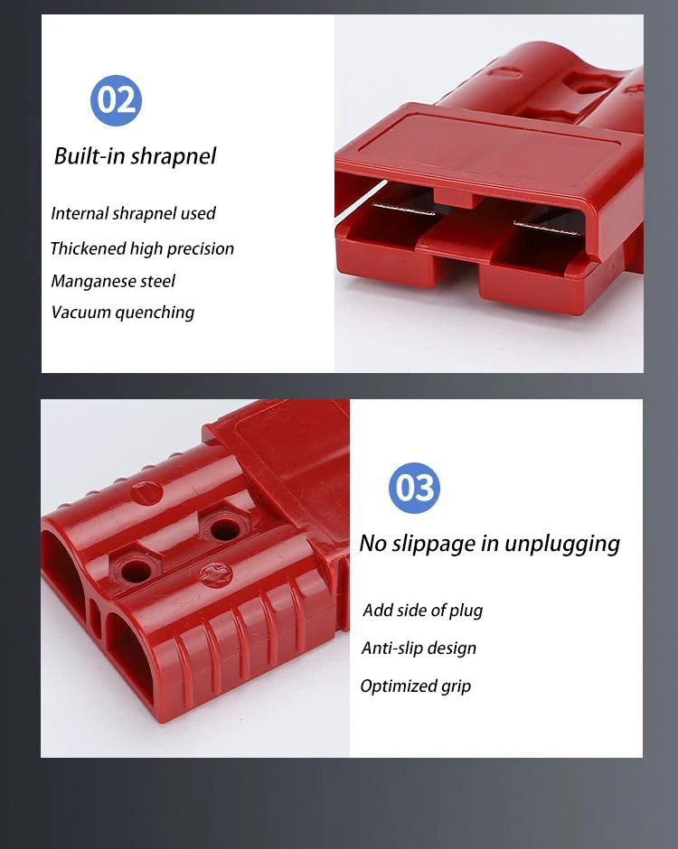 50A 120A 175A 350A (1pc) quick plug battery charging connector for DC power tool motorcycles  plug connector