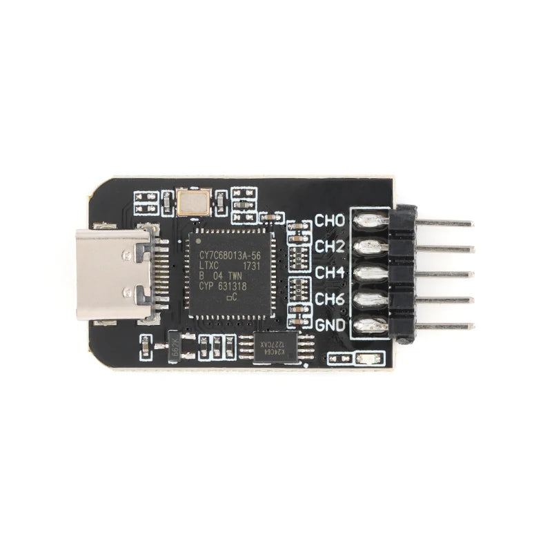 NanoDLA Logic Analyzer TYPE-C SCM ARM FPGA Debugging Protocol Analysis 24MHz SampleRate 8 Channels Open Source Sigrok PulseView