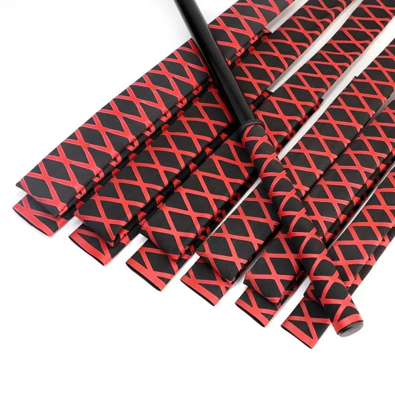 Double Color 2:1 Heat Shrink Tubing 1M 20/22/25/28/30/35mm for Handle Non-Slip Grip Fishing Rod Handle Covers Anti-slip Sleeving