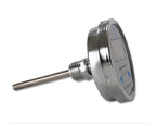 Digital Bimetal Thermometer LCD‑110 Stainless Steel Probe High Precision Water Temp Gauge Axial/Radial Mount IP65