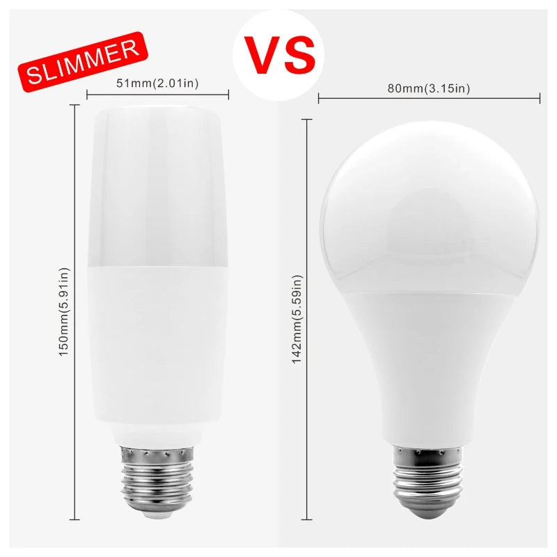 No Flicker 5W 10W 15W 20W LED Cylindrical Corn Bulb E27 E14 Light Bulb AC220V LED Lamp Home Decoration Chandelier Candle Light