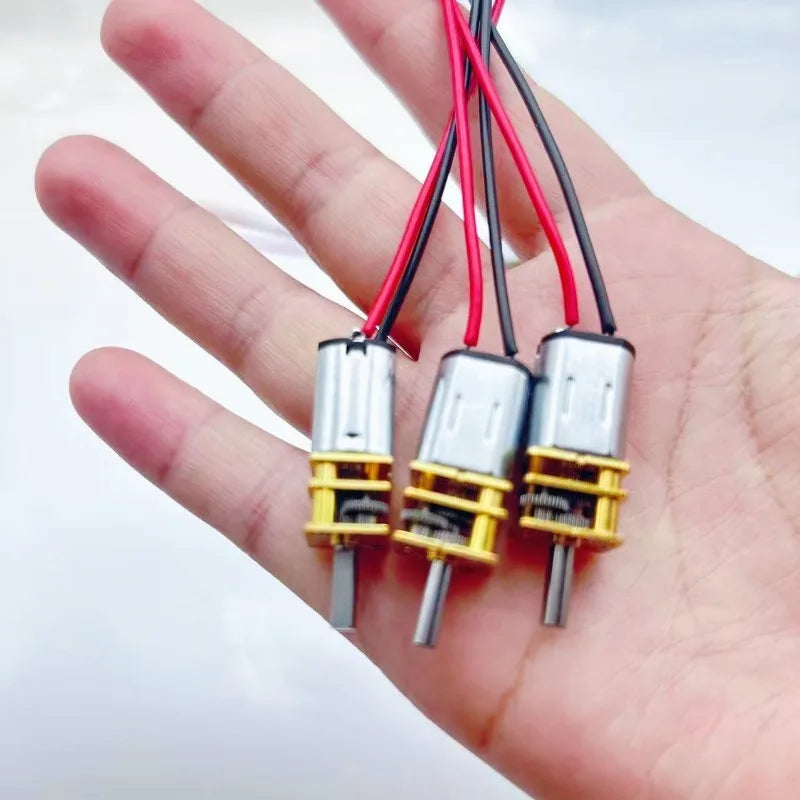 New Precision GA12-N20 Reduction Motor with Wire 3V 50rpm 6V  100rpm 12V  200rpm Micro DC Gear Reduction Motor