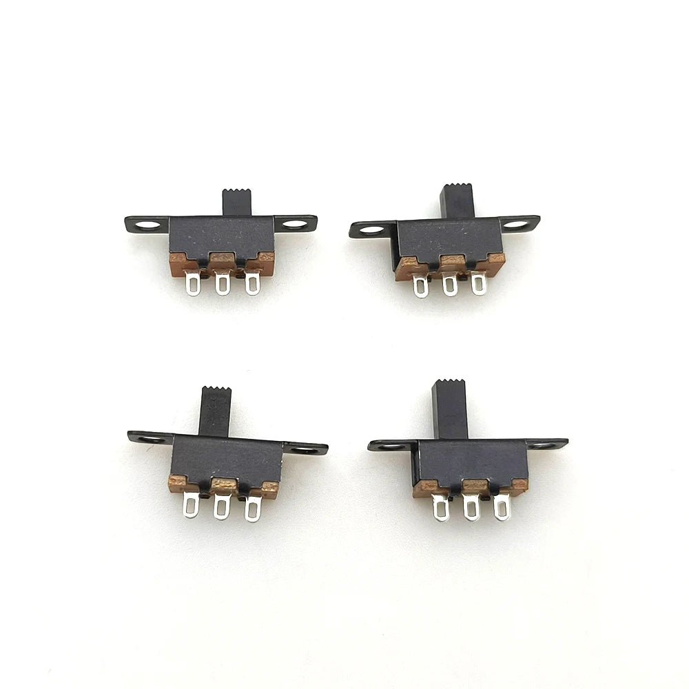 20Pcs SK12D07VG/SS12D00/SS12F15 Toggle Switch 3 Pin 1P2T PCB Slide Switch DIP ON-OFF Handle High:2mm/3mm/4mm/5mm/6mm
