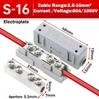 Wire Connector High Power Splitter Quick Electrical Cable Terminal Blocks Junction Box Connectors Large Current Conductor Brass