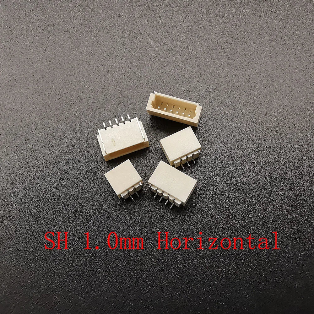 10Pcs JST XH 2.54/PH 2.0/ZH 1.5/1.25mm / SH 1.0mm Pitch Male Plug Pin Header Socket Horizontal/Vertical SMD Connector 2/3/4/5/6P