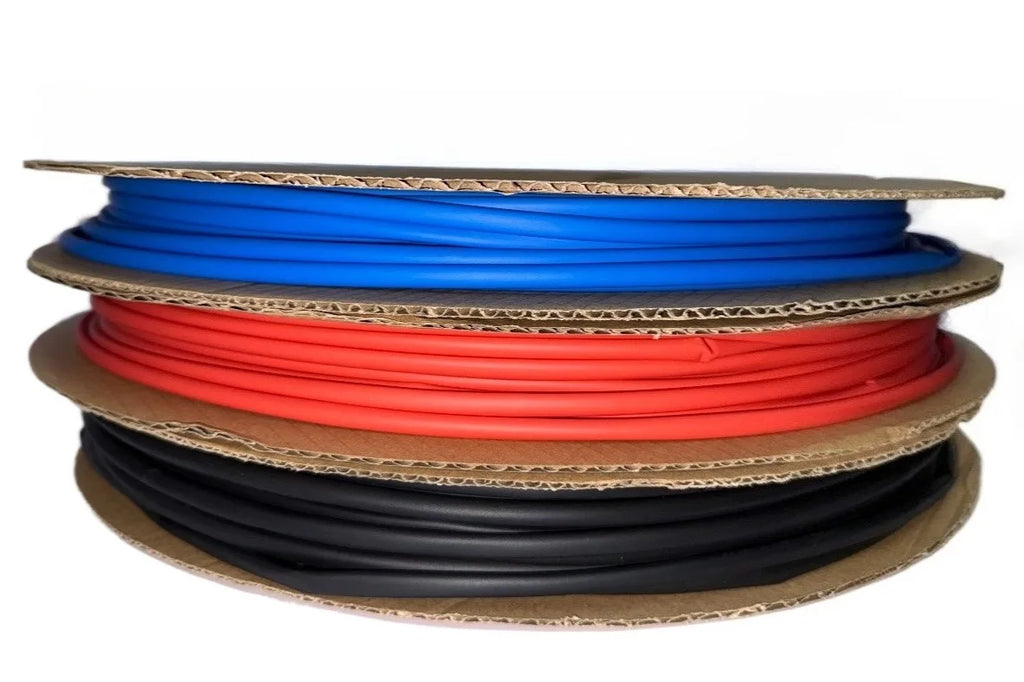 2:1 Times Shrink Heat Shrink Sleeve Tubes Set Thermoresistant Tube Wire Insulated Wiring, Red, Blue, Black Totaling 3 m