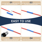 Heat Shrink Tubing Kit 73-900PCS 2:1 3:1 4:1 Ratio Cable Wire Insulation Sleeve Electrical Repair Protector Heat-Shrink Tube Set