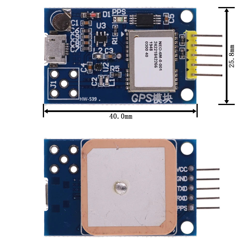 GPS Neo-6m Satellite Positioning Module Development Board NEO-7M 7M for Arduino STM32 C51 51 MCU Microcontroller