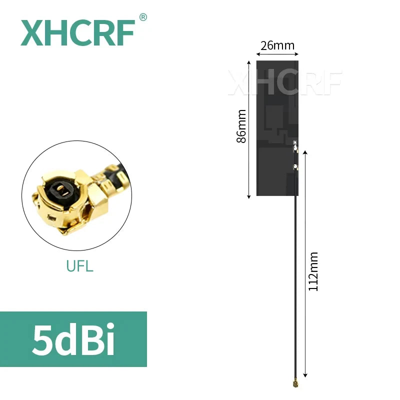 5pcs 4G Embedded Antenna for Communication LTE FPC Antenna UFL High Gain Omnidirectional Antena for Module Motherboard