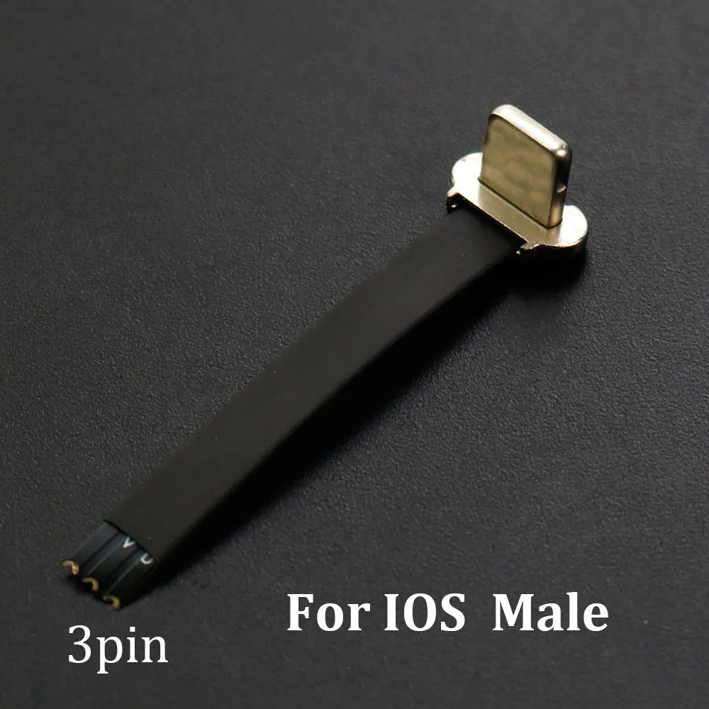 Type-C Micro USB Connector FPC 2Pin 3Pin W/ Resistor R1 Soft Flat Cable Male Charging Cable Fast Charge Wire Extention For Phone