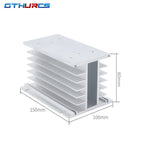 3-SSR DC-AC 10A 25A 40A 60A 80A 100A 120A 200A Three Phase Solid State Relay module 3-32V DC Control 24-480V AC 10DA 25DA 40DA