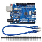UNO R3 ATmega328P CH340G w/ Pin Header & USB Cable for Arduino ESP8266 Raspberry Pi STM32 Mega 2560 Pro Mini DIY Starter Kit