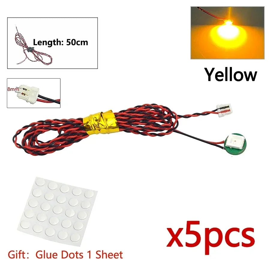 Flash Lamp City Street Light Bricks DIY 0.8mm Pin 1x1 1x2 1x4 Length 50cm SMD LED 2835  Remote Control Building Block