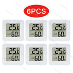 6-10PCS Mini LCD Digital Thermometer Hygrometer Indoor Room Temperature Humidity Meter Sensor Gauge Weather Station