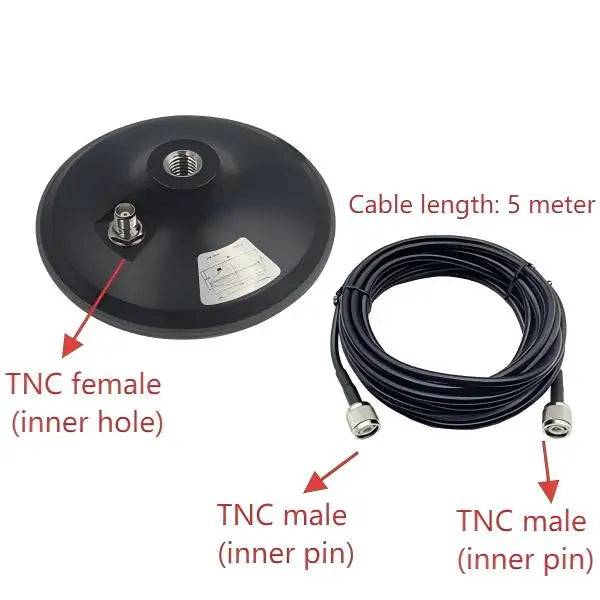 High Precision RTK GNSS Antenna GPS High Gain ZED F9P Antenna TNC GNSS GPS GLO GAL BDS