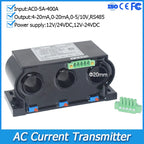 3ph AC Current Transmitter 4-20mA 0-20mA 0-5V 10V RS485 Output 3-phase Current Mutual Sensor Perforated Hall Current Transducer