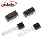 100PCS 2N3904 2N3906 TO-92 MMBT3904 1AM MMBT3906 2A SOT-23 NPN PNP 40V 200ma MMBT3904LT1G Bipolar Transistors BJT SMD/DIP