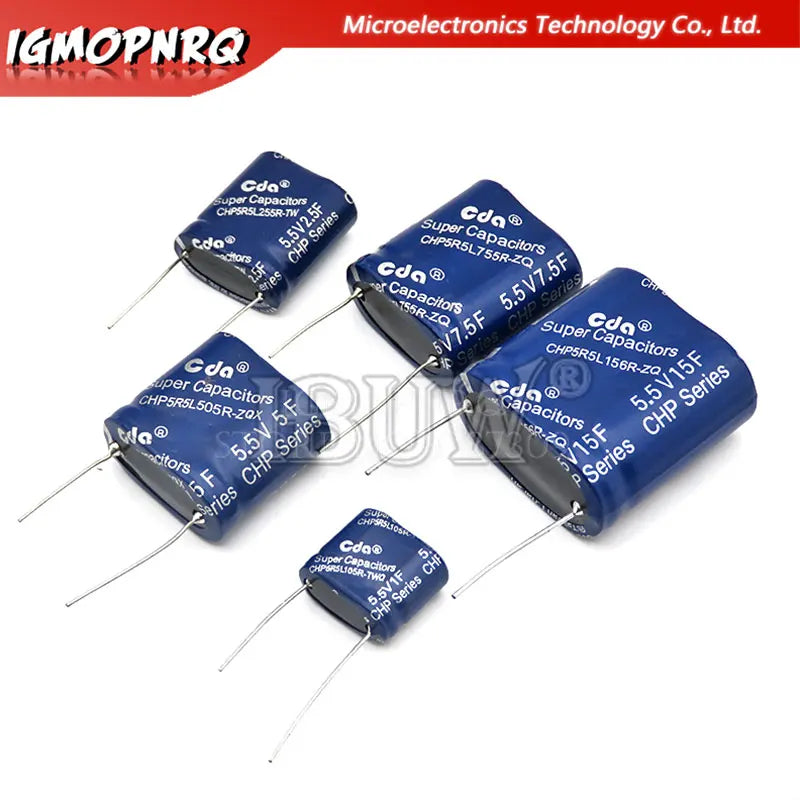 1PCS Super capacitor farad capacitor combination type 5.5V 0.5F 1F 2F 3.5F 4F 5F 7.5F 10F 15F
