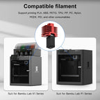 V4.0 Hotend For Bambu Lab Hotend With Nozzle For Bambu Hot end Complete For Bambulab X1 Carbon P1P Thermistor  X1C Accessories