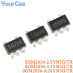 50pcs/10pcs SGM2036 SGM2036-ADJYN5G/TR -2.8YN5G -3.3YN5G SOT23-5 Low Dropout Linear Regulator IC Chip SGM2019 -1.5YN5G-3.3YC5G