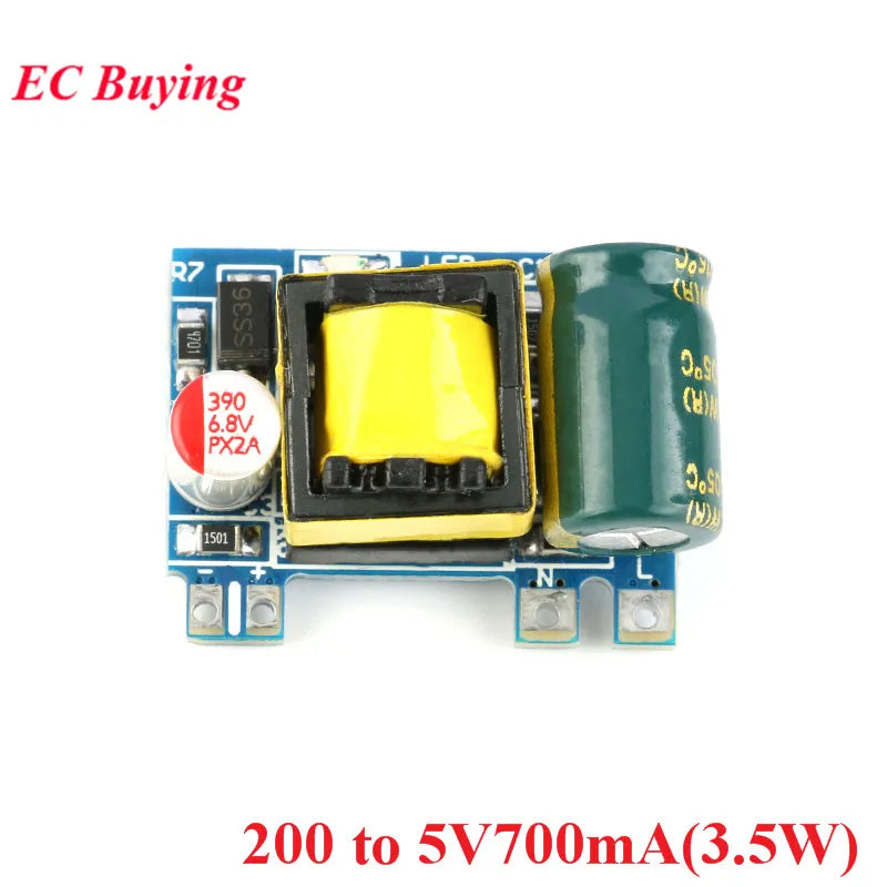 1Pc-2Pcs 5W 220V to 5V/3.3V/9V/12V/15V/24V AC DC Mini Power Supply Module Board Hi-Link HLK-5M03 5M05 5M09 5M12 5M15 5M24 5M05B