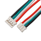 10PC PH 2.0mm 2/3/4/5/6P Terminal Wire Micro 10/20/30cm 3239 22AWG Silicon High Temp Male Plug Cable 2-core Tinned Connector