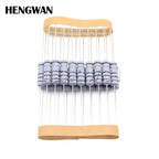 20pcs 2W 5% Wire Wound Resistor Fuse Winding Resistance 0.1R 0.05 0.1 0.22 0.33 0.47 0.5 1 2.2 3 4.7 5.1 6.8 10 22 47 51 100 ohm