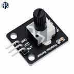 KY‑040 / RV09 / EC11 360° Rotary Encoder Module, Rotary Potentiometer with Knob for Arduino