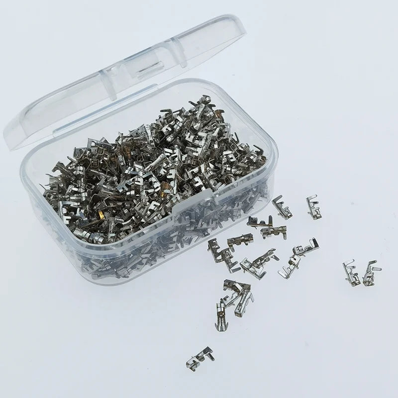 500Pcs JST XH2.54 Metal Pins Female Crimp Terminal for XH 2.54 Female Male Housing Wire Cable Connector