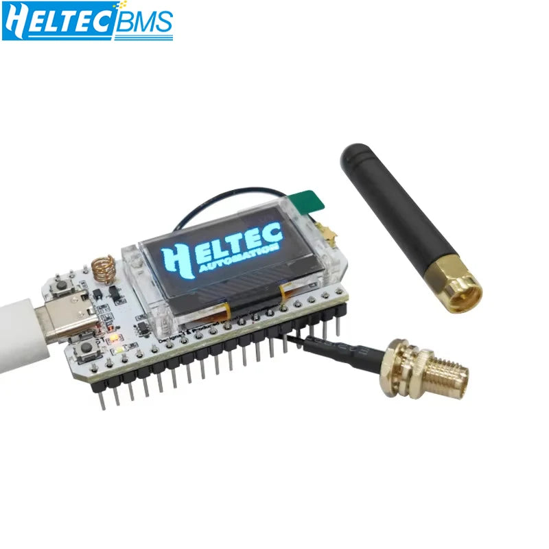 2PCS IOT 868MHz-915MHz SX1276 ESP32 LoRa 0.96 Inch Blue OLED Display  WIFI Lora Kit 32 V2 Development Board for Arduino 433-510