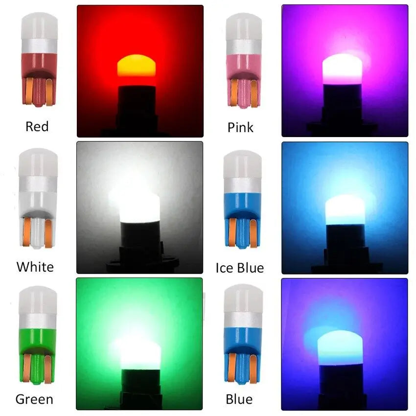 4 Pcs Super Bright 3030 SMD T10 LED W5W Car Dome Light Auto Clearance Reading Lamp 12 Vehicle Door Bulb Accessories White 6000K
