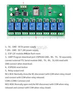 ESP8266 / ESP32 WIFI 8 Channel Relay Development Board ESP-12F / ESP32 DC5V/7-28V