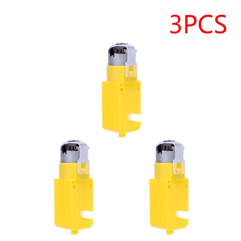 1-10pcs DC 3-12V TT Motor Module Robot Intelligent Car Dual Shaft Geared Motor Gearmotor Gearbox Motor for DIY Smart Car Robot