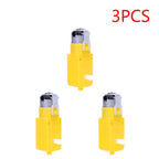 1-10pcs DC 3-12V TT Motor Module Robot Intelligent Car Dual Shaft Geared Motor Gearmotor Gearbox Motor for DIY Smart Car Robot