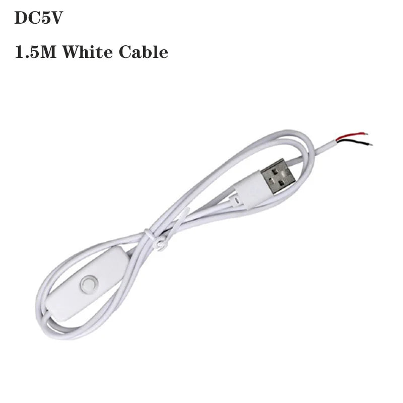 Warm White DC5V 3W USB LED Lights 5730 Chip Single/3 Color Reading Night Light Desk Book Tablet Lamp Switch Power Cable Dimmable