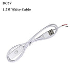 Warm White DC5V 3W USB LED Lights 5730 Chip Single/3 Color Reading Night Light Desk Book Tablet Lamp Switch Power Cable Dimmable