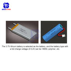 5PCS 3.7V to 5/9V 2A DC-DC Step Up Boost Module 18650 Lithium Battery Charging Discharging Board Type-C Booster Converter Module